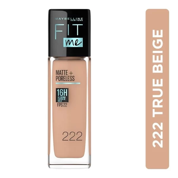 Maybelline New York Fit Me! Matte + Poreless - 222 True Beige