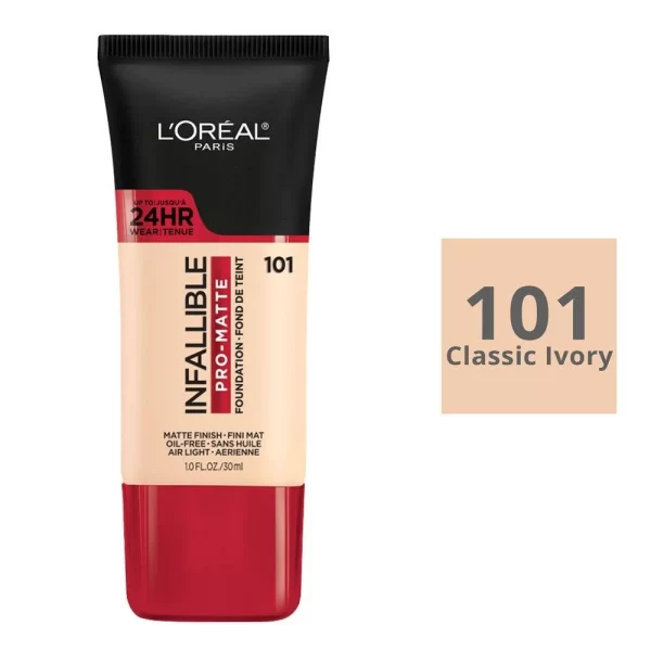 L'ORÉAL - Infallible Pro Matte - 101 Classic Ivory