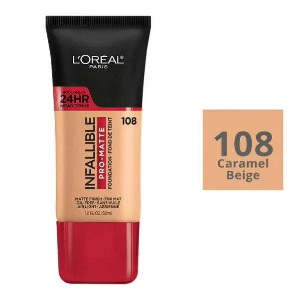 L'ORÉAL - Infallible Pro Matte - 108 Caramel Beige