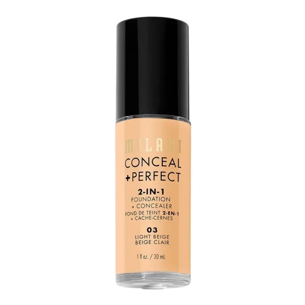 MILANI - Conceal + Perfect 2-in-1 Foundation + Concealer - 03 Light Beige