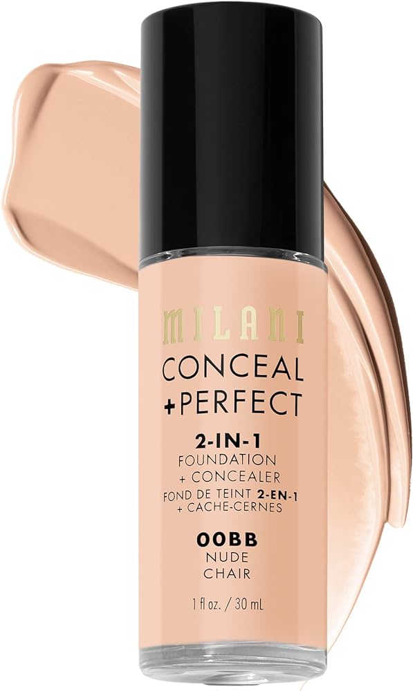 MILANI - Conceal + Perfect 2-in-1 Foundation + Concealer - 00BB Nude Chair