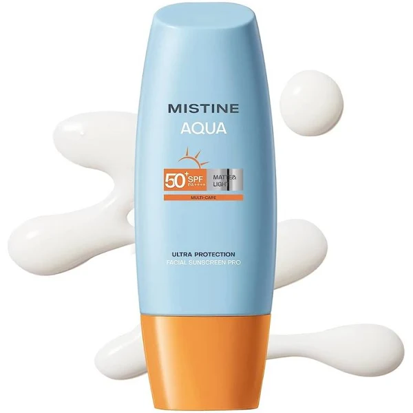 MISTINE - Aqua Base Ultra Protection Matte & Light Facial Sunscreen Pro SPF50 PA ++++